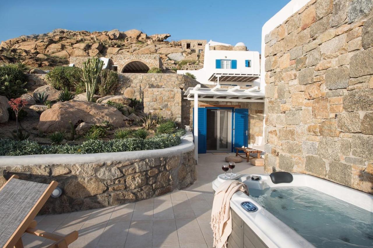 Gorgeous Studio In Cycladic Architecture Overlooking The Aegean Daire Houlakia  Dış mekan fotoğraf