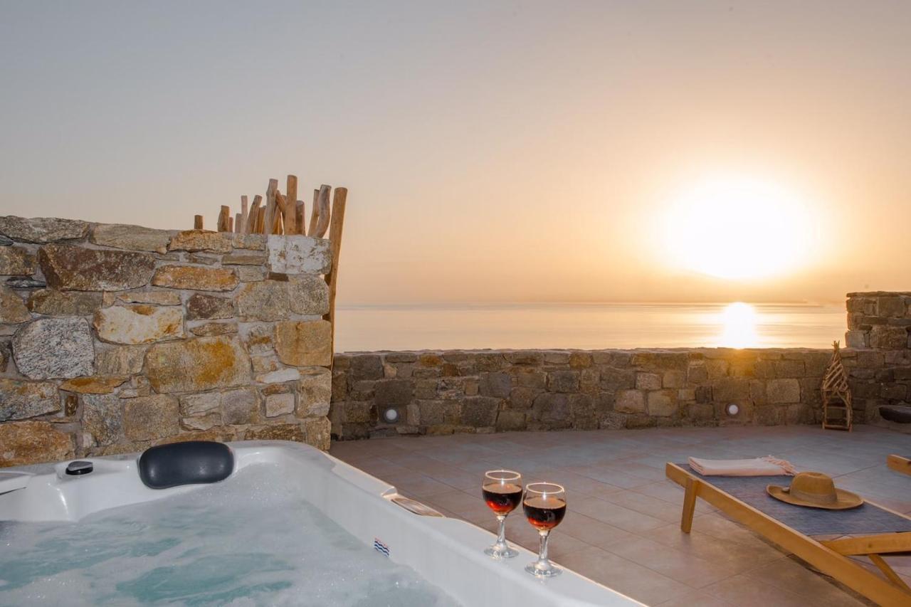 Gorgeous Studio In Cycladic Architecture Overlooking The Aegean Daire Houlakia  Dış mekan fotoğraf