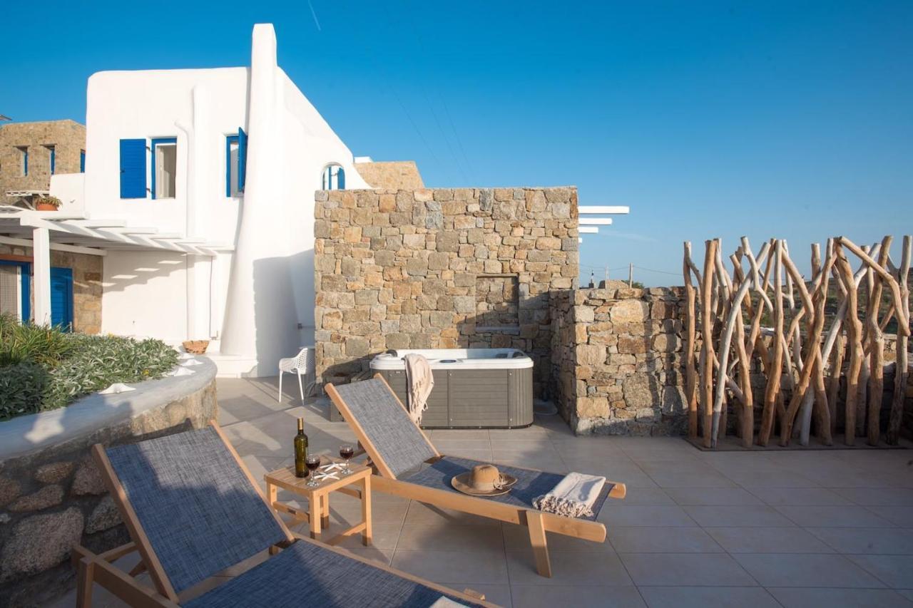 Gorgeous Studio In Cycladic Architecture Overlooking The Aegean Daire Houlakia  Dış mekan fotoğraf