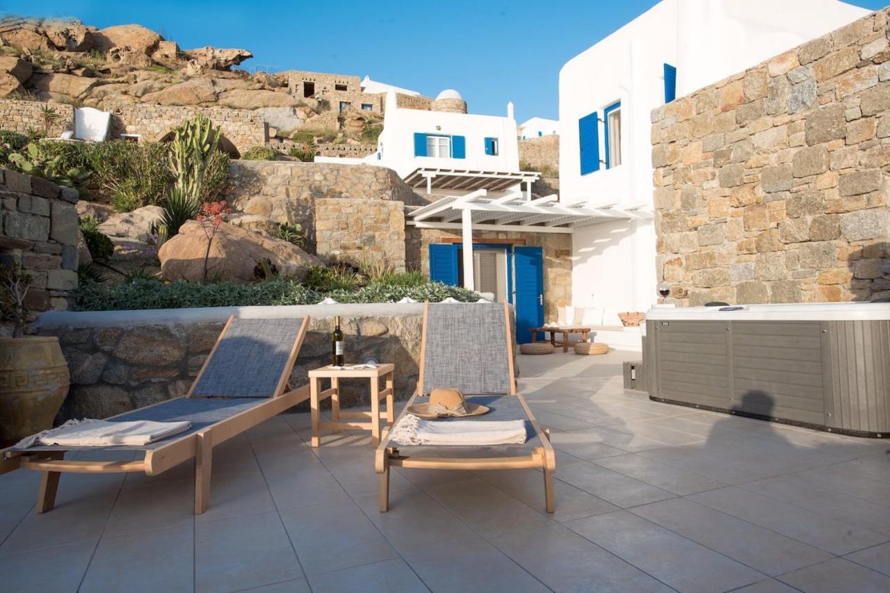 Gorgeous Studio In Cycladic Architecture Overlooking The Aegean Daire Houlakia  Dış mekan fotoğraf